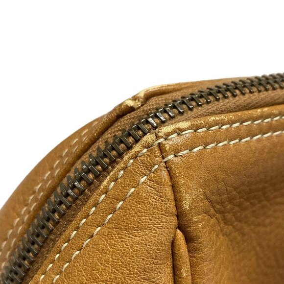 Auth DIOR/ChristianDior - Brown Leather Handbag - Picture 14 of 16
